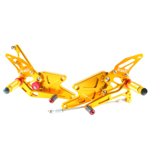 For Yamaha YZF R3 R25 MT-03 MT25 2015-2024 Motorcycle Racing Footrest Rearsets Rear Set Foot Pegs Pedal Grey Gold Black