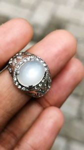 Natural 100% Batu Moonstone Biduri Bulan Jaminan Puas