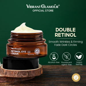 VIBRANT GLAMOUR FDA Retinol Firming Eye Cream Hyaluronic Acid Anti-Aging Moisturizer Remove Wrinkle Reduce Dark Circles Skin Care 20g