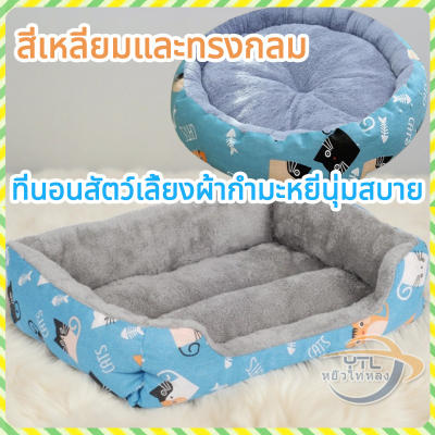 YTL ที่นอนสัตว์เลี้ยง เบาะนุ่ม เตียงแมว มี 5 ขนาด ซักได้
