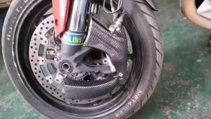 [JhdMt]Motorcycle Brake Caliper Cooling Air Duct Heat Dissipation Air Guide Cover Cooling Radiator Universal NIU E-scooter Modify Parts