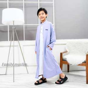 jubah AZKAF anak laki /gamis anak kekinian/gamis bahan katun tebal