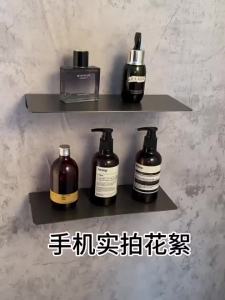 Sturdy 304 Stainless Steel Wall Shelf Drilling Installation Heavy Duty Floating Shelves For Bathroom Kitchen Toilet