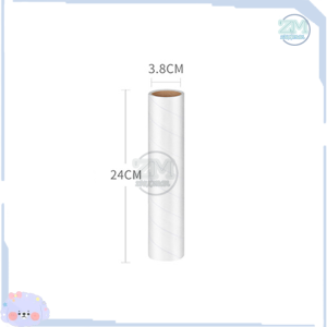 ลูกกลิ่งเก็บขน 24CM ที่กลิ้งกำจัดฝุ่น ลูกกลิ้งทําความสะอาด ลูกกลิ้งขนแมว ลูกกลิ้งฝุ่น ที่กลิ้งขนแมว ด้ามจับปรับได้ ม้วนกาวรีฟิล