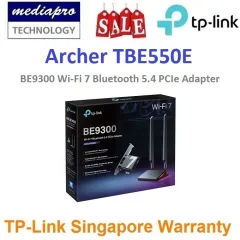 TP-Link Archer BE550 Pro BE9700 Tri-Band Wi-Fi 7 Router with 1× 10