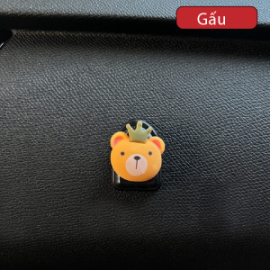 Móc treo mini gắn hình họa tiết nhỏ gọn Móc treo đồ tiện lợi