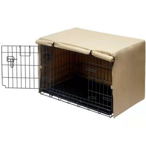 SPDD Oxford Cloth Dog Cage Cover Thickened Warm Waterproof Rainproof Case Pet Supplies Machine Washable Wire Crate Sun Covers Outdoor
