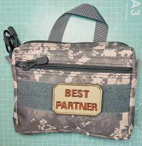 [Hỏa Tốc TPHCM] Patch Velcro dán hình Send It Best Partner thêu tinh xảo dán lên quần áo - balo