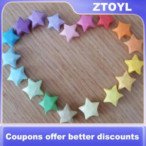 【ZTOYL】 Origami Lucky Star Paper Strips Folding Paper Ribbons Colors