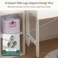 SKPLUS 60cm Bedroom Dressing Table Aesthetic Vanity Makeup Desk With Round Mirror LED Light Drawer - Fulfilled by SKPLUS. 