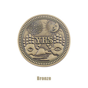 Koin Galau Yes or No Coins / pengambil keputusan saat bimbang