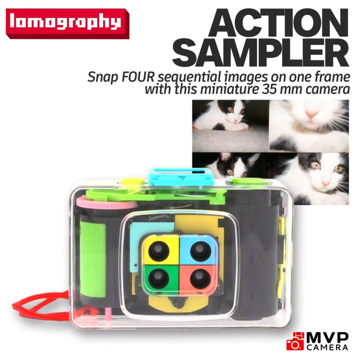 LOMOGRAPHY Action Sampler Clear 35mm Film Camera ASP200 MVP CAMERA Lazada  PH