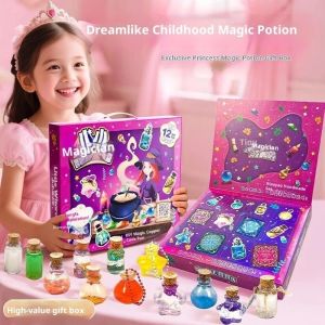 DIY Potion Science Kit Wizard Bottle Set Children Craft Experiment Activity Educational Birthday Gift Hadiah