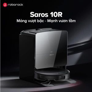 Robot hút bụi lau nhà Roborock Saros 10R – Bản Quốc Tế