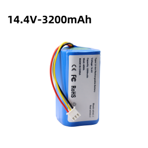 แบตเตอรี่หุ่นยนต์ดูดฝุ่นสำหรับรุ่น For Petvac365 LiectrouxC30B 3200mAh 14.4-14.8V รุ่น 3 Pins