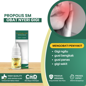 Obat Sakit Gigi Ngilu Obat Gigi Nyeri Obat Bau Mulut Tidak Sedap Obat Gusi Bengkak Obat Gusi Panas Polip Gigi Obat Pipi Bengkak Karena Sakit Gigi Obat Sakit Akar Gigi - PROPOLIS SM