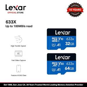 Lexar 1800X Memory card 32GB 64GB Professional Micro SD Card Class10 UHS-II U3 SDHC SDXC 270MB/s TF Card OF Gopro Camera