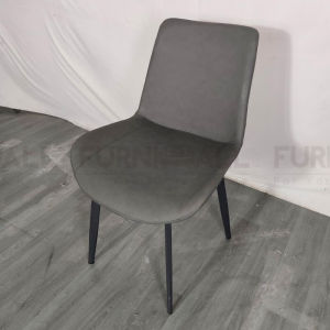 Furnimall Dining Chair Modern PU-Leather Premium Chair Restaurant Kerusi Makan Chair Comfortable