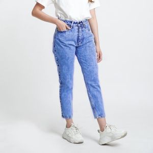 Celana Boyfriend Jeans Wanita Highwaist