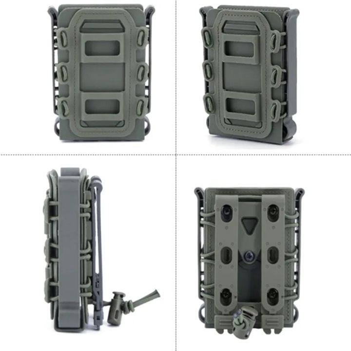 Molle Connection Outdoor adjustable 5.56/7.62/9mm scorpion style soft shell clamp box ...