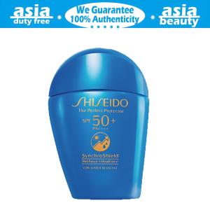 Kem Chống Nắng Shiseido Perfect Protector SPF50+ PA++++ "Blue Bottle" 50ml Chống Nắng Mặt & Ngoài Trời Công Nghệ WetForce Kháng Nước Tặng Kèm 7ml x 7