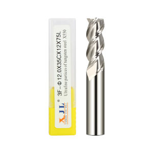 XJL Aluminium Ball Nose End Mill 2 Flute Carbide End Mills DLC Coated Milling Cutter  HRC 55° tungsten Steel Milling Cutter Tool CNC Machine Router Bits1pcs/5pcs