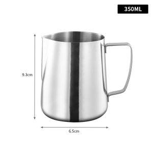 Onetwone Bình đựng cà phê bằng thép không gỉ 350ml dụng cụ pha cà phê cao cấp bình đựng nghệ thuật latte pha cà phê cappuccino ca rót bia cốc sữa bình đựng cốc nồi hơi sữa phụ kiện kem phù hợp cho máy pha cà phê espresso pha cà phê
