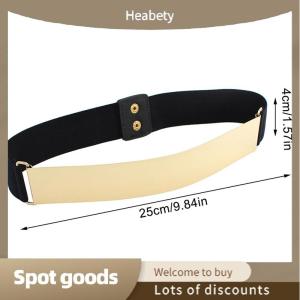 Heabety Fashion Designer Belts for Woman Belt Classy Elastic Ceinture Femme Women Belt Ladies Apparel Accessory Dress Belt