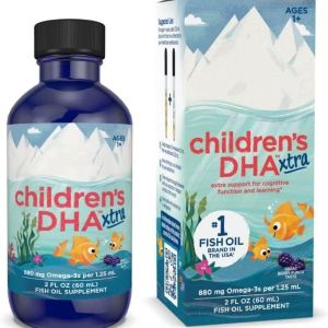 Childrens DHA Xtra DHA Fish Oil Drops Supporting Cognitive Development Berry Flavor Makes DHA Fish Oil Supplement More Popular