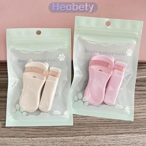 Heabety ที่ดัดขนตาใช้งานได้ยาวนานสำหรับผู้เริ่มต้นการออกแบบการ์ตูนขนาดเล็กสามารถพกพาได้สำหรับผู้หญิงอุปกรณ์เสริมการแต่งหน้าเครื่องมือเหมาะกับขนตาทุกรูปทรง