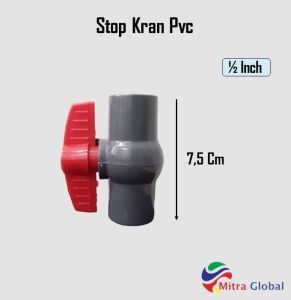 Ballvalve PVC 1/2" Inch / Ball Valve Stop Kran Plastik / Stop Kran Ball Valve Pipa Pvc Tebal