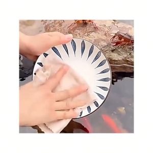 10 Khăn Xơ Mướp Lau Dầu Mỡ Vệ Sinh Nồi Chảo Lau Bếp-ESTLA