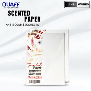 Lineworks QUAFF Scented Paper 180Gsm A4 White (20sheets/pack)