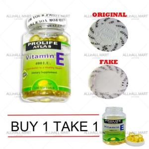 MZ BUY 1 TAKE 1(PROLIFE) Atlas Vitamin E 400IU (100 Softgels)