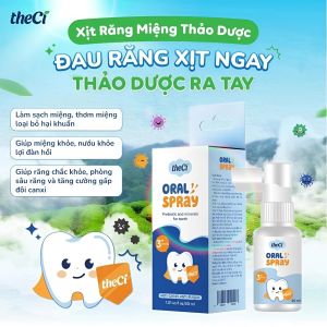 Xịt Răng Miệng TheCi 30ml Cho Bé – Dạng Phun Sương Chăm Sóc Răng Nướu Khoang Miệng Từ 3 Tháng Tuổi
