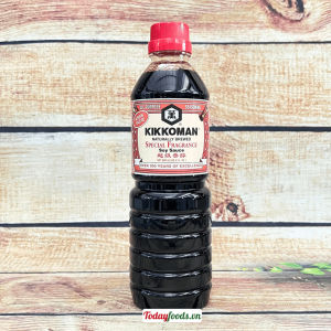 Nước Tương KIKKOMAN: Nước Tương Special Fragrance / Nước Tương Ít Muối 600ML