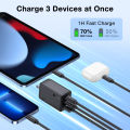 1Hora ชุดชาร์จเร็วพร้อมสาย รุ่น GAR322 PD/USB-C to C PD65W รองรับ Cable TIPA C 3A 2M. 
