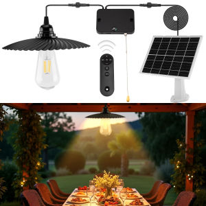 Solar Light Chandelier Outdoor Lighting Retro Bulb Chandelier Powered Pendant Lights Split Solar Light IP65 lampu solar