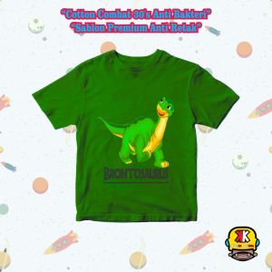 Kaos anak laki-laki motif DINO BRONTOSAURUS 2-14th combat 30S