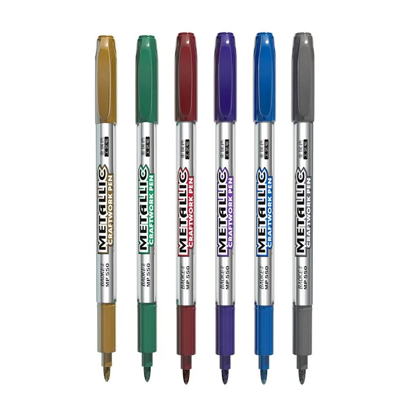 Silver/Gold DIY Metallic Waterproof Permanent Paint Marker Pens