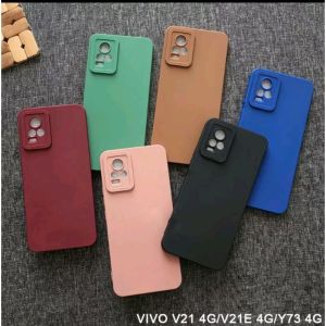 SOFT CASE MACAROON VIVO V25 V25E Y21S