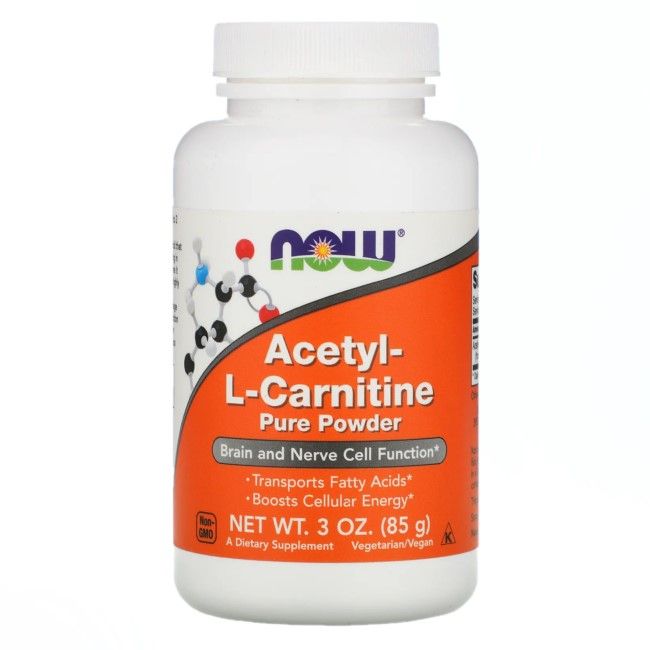 NOW Foods, AcetylLCarnitine, 3 oz (85 g), For Brain and Nerves System