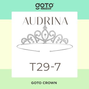 Goto Audrina Crown Mahkota Anak Perempuan Bando Pengantin Korean Style