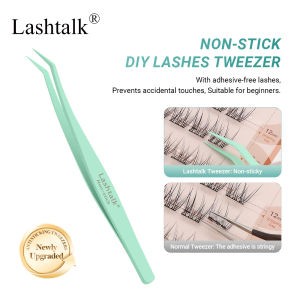 Lashtalk DIY Cluster Lashes Tweezers D-01 Volume False Eyelash Extensions Applicator Makeup Tools For Self-grafting Not Sharp Safe Dazzle