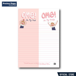 Plano ni Lord Stationeries- OMG! Oh My God! OMG! Oh My Goals! Jumbo Memopad by Artemo Concepts