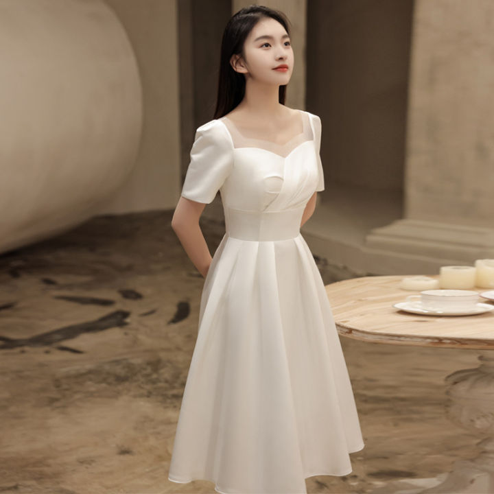 Plain white hotsell dress cheap