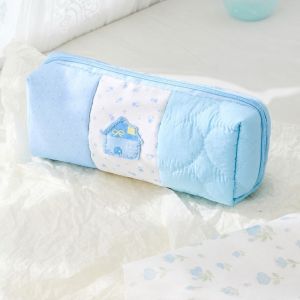 LIWU Hoạt hình Hộp đựng bút chì Vải Oxford Khóa  Túi đựng văn phòng phẩm Dễ thương Dung tích lớn Túi đựng bút Học sinh thanh thiếu niên trẻ em.