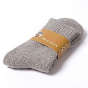 [SG Ready Stock]Thick wool socks for men and women winter velvet warm and cold-proof cashmere mid-length socks