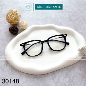 Gọng kính cận nam nữ AMIE Eyewear mắt vuông chất liệu nhựa dày dặn chắc chắn kiểu dáng trẻ trung thời trang 30148