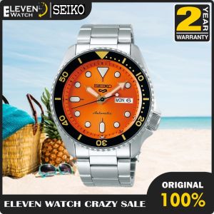 [Promo] Jam Tangan Pria Seiko SRPD59K1 Automatic Orange Dial Original Garansi 2Tahun